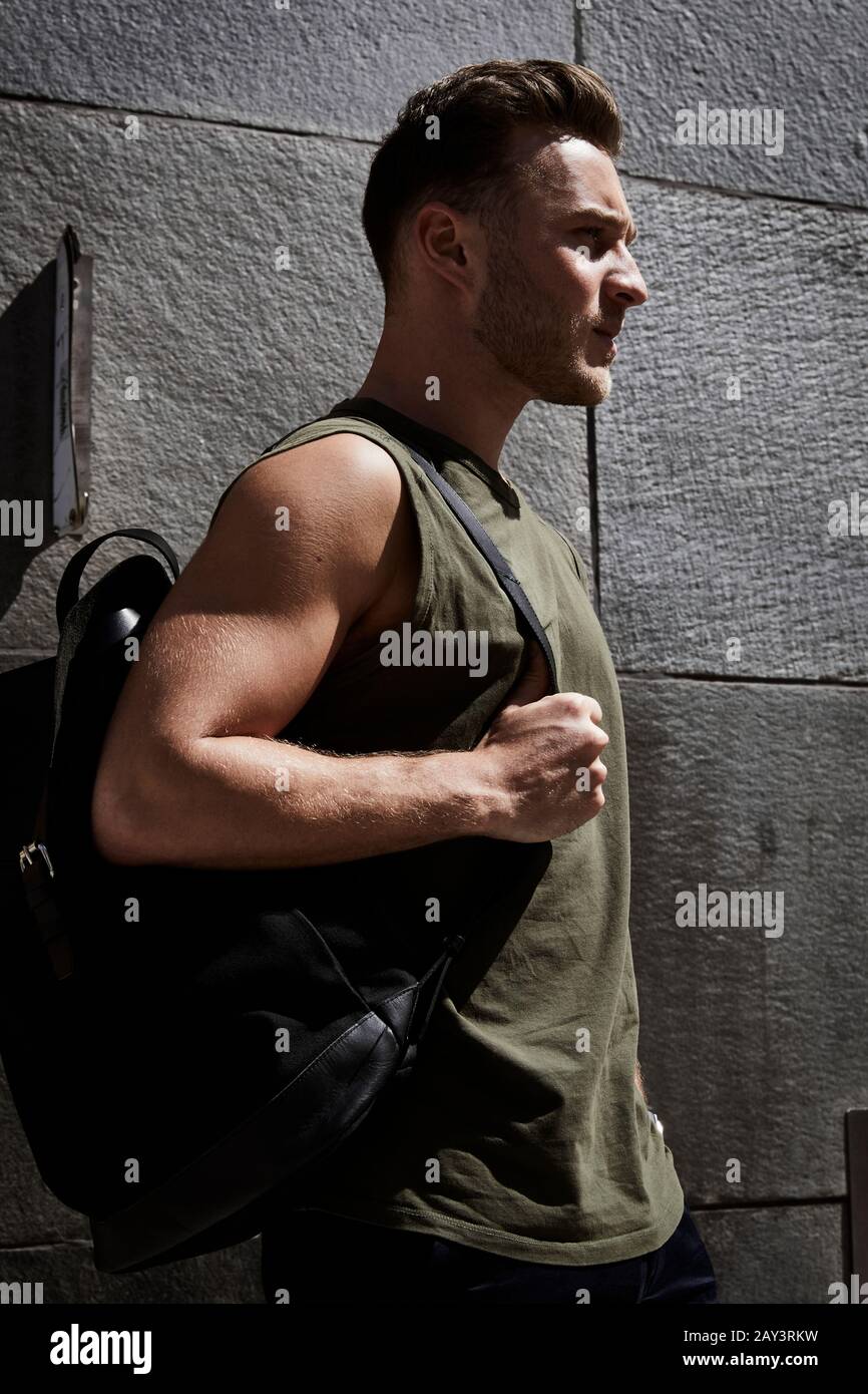 Muscle vest hi-res stock photography and images - Alamy