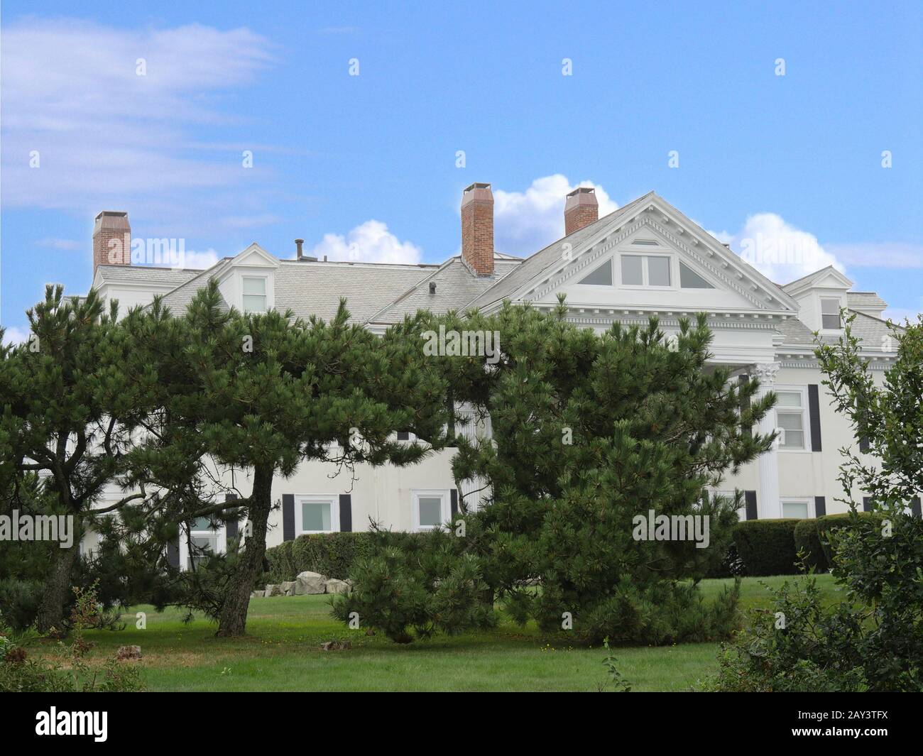 Newport, Rhode Island-September 2017: Crossways Mansion built in 1896