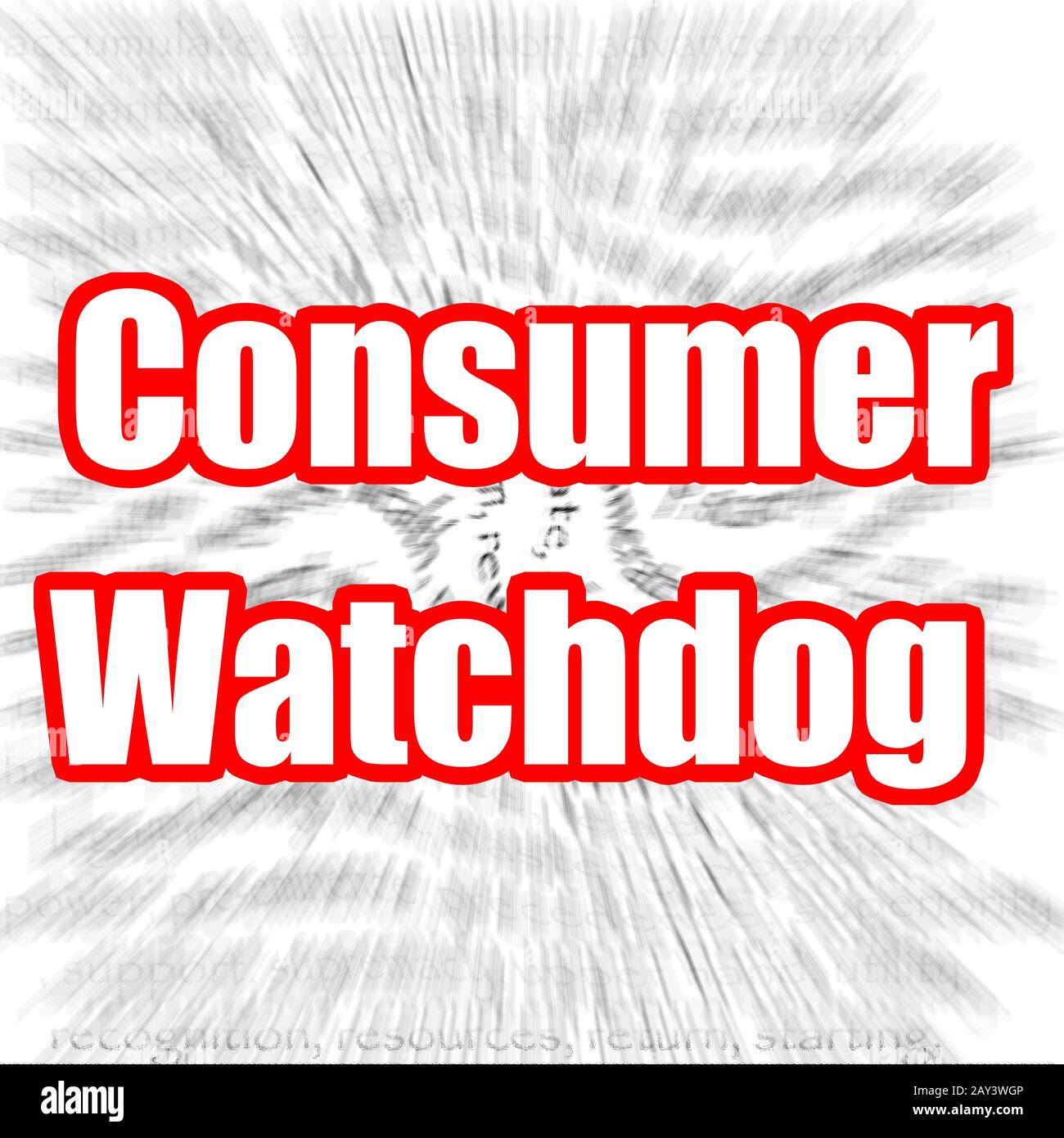 Consumer Watchdog Stock Photo