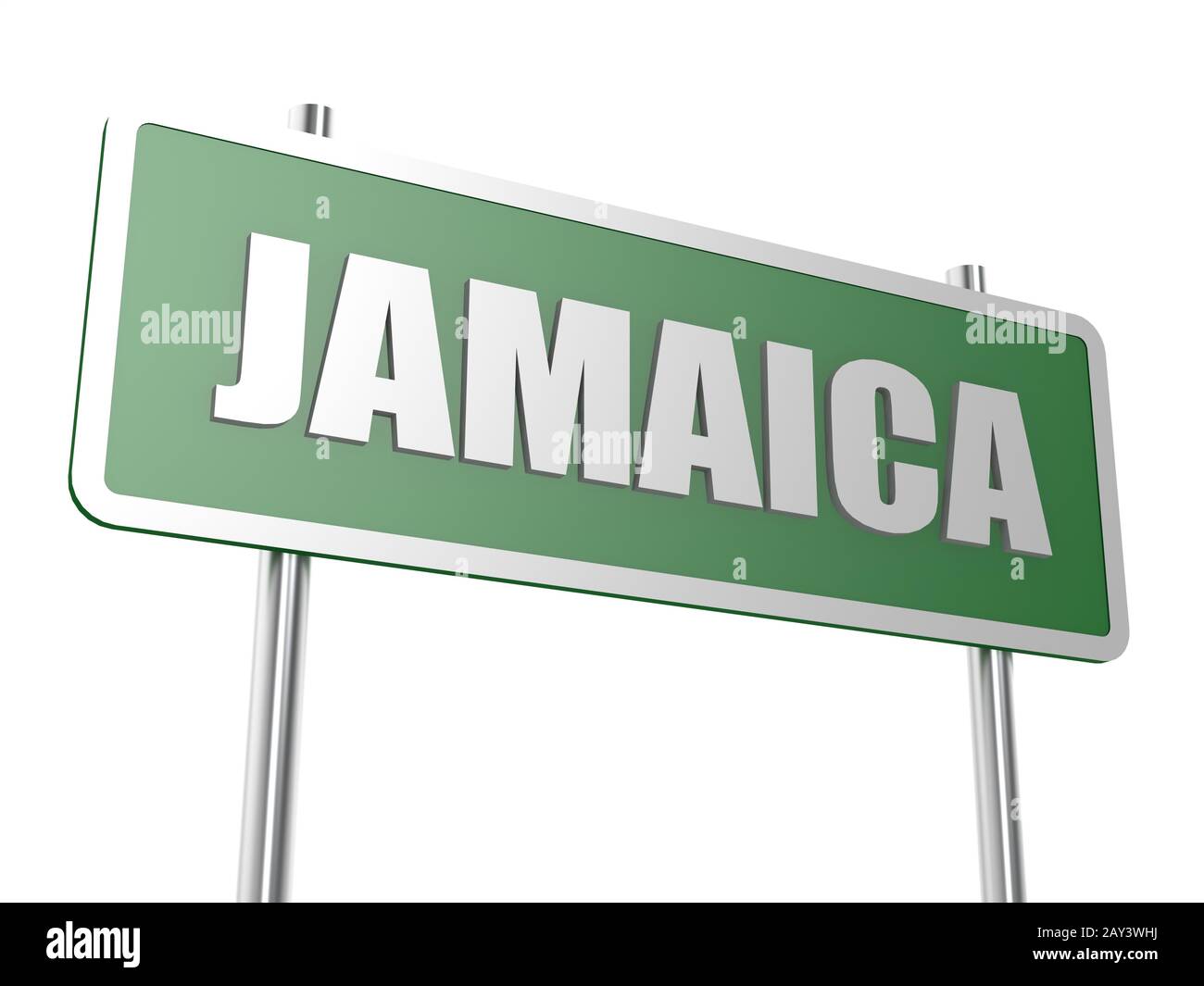 Jamaica street sign Cut Out Stock Images & Pictures Alamy