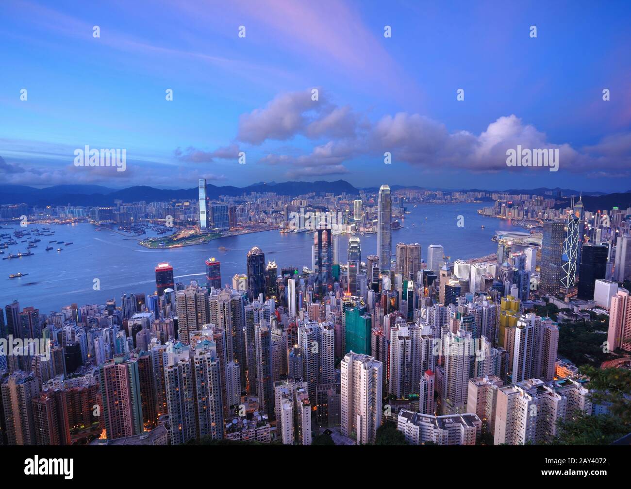 Hong Kong cityscape Stock Photo - Alamy