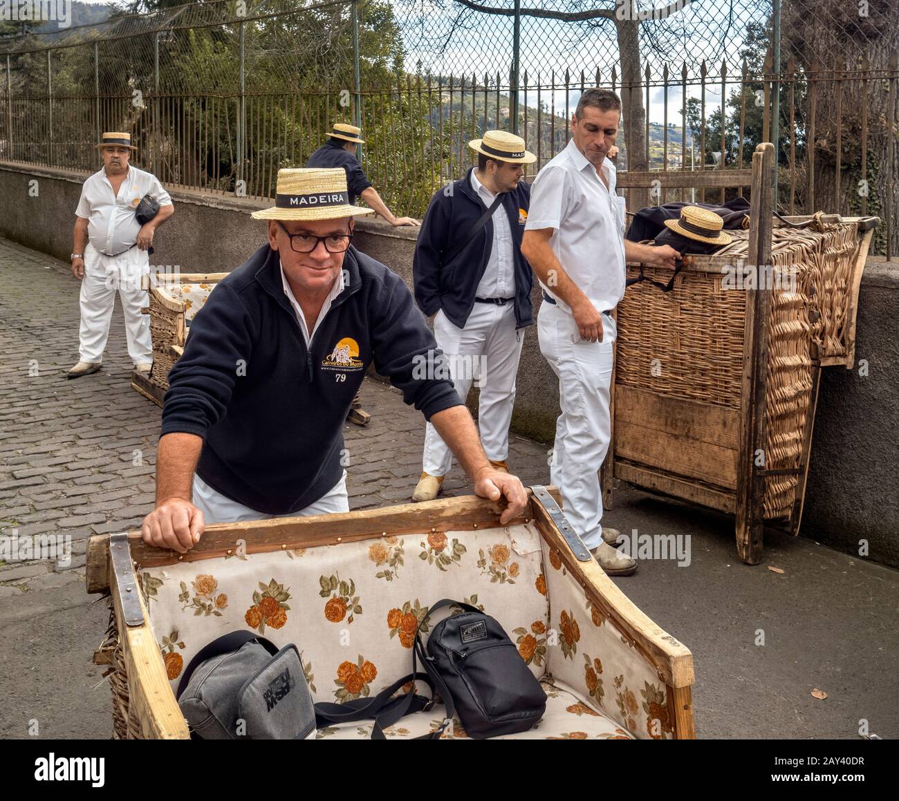 Funchal toboggan madeira hires stock photography and images Alamy