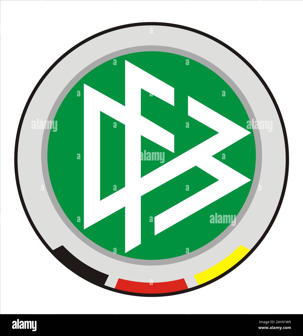 germany football emblem Stock Photo - Alamy