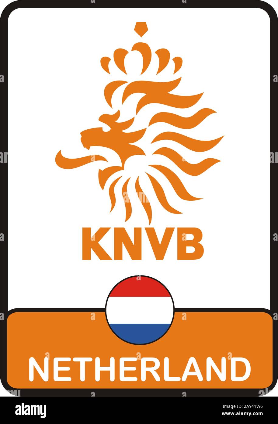 KNVB logo  ? logo, Clockwork orange, Soccer