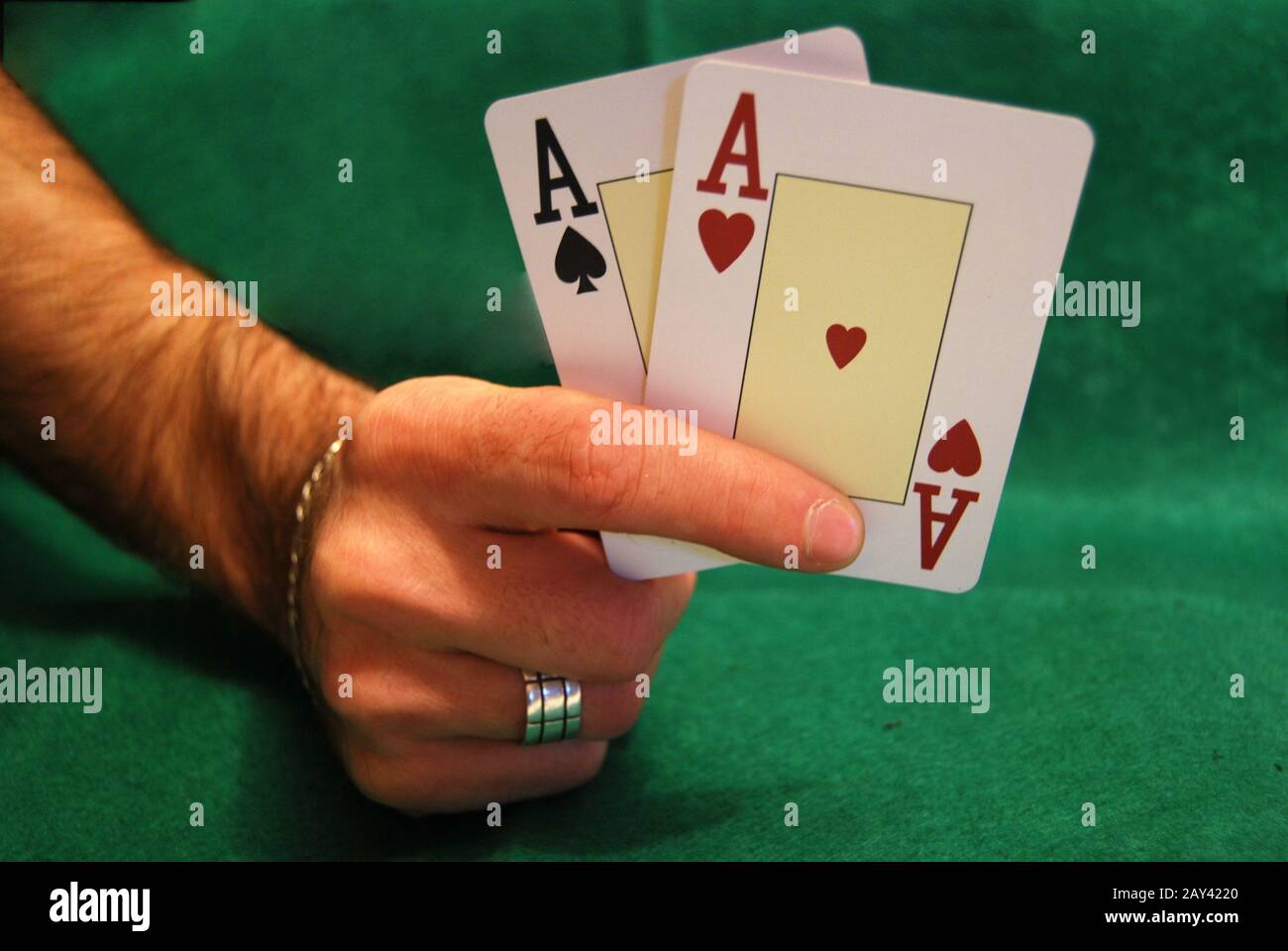 Cards Showing Stock Photo