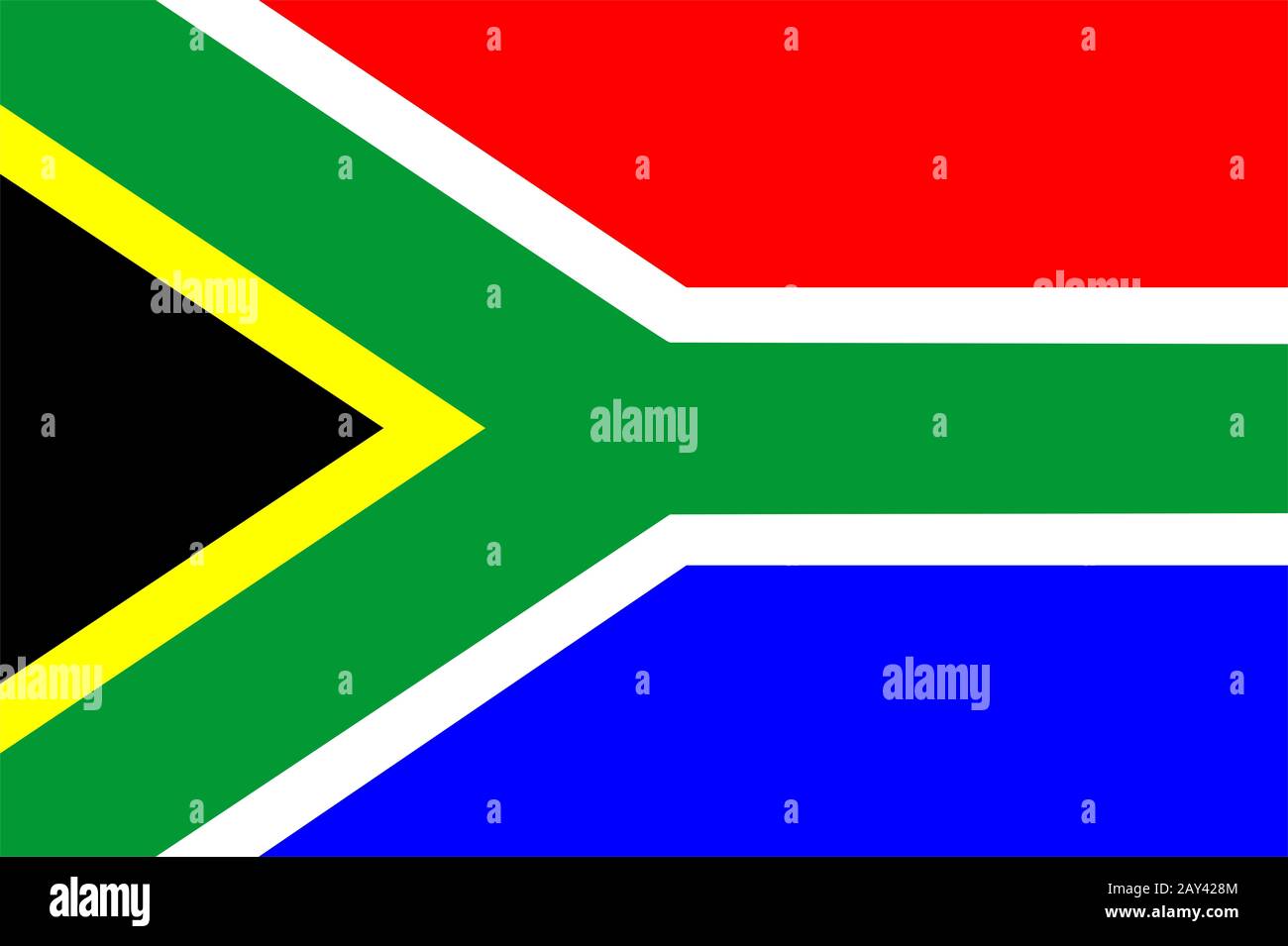 Flag of South Africa Stock Photo Alamy
