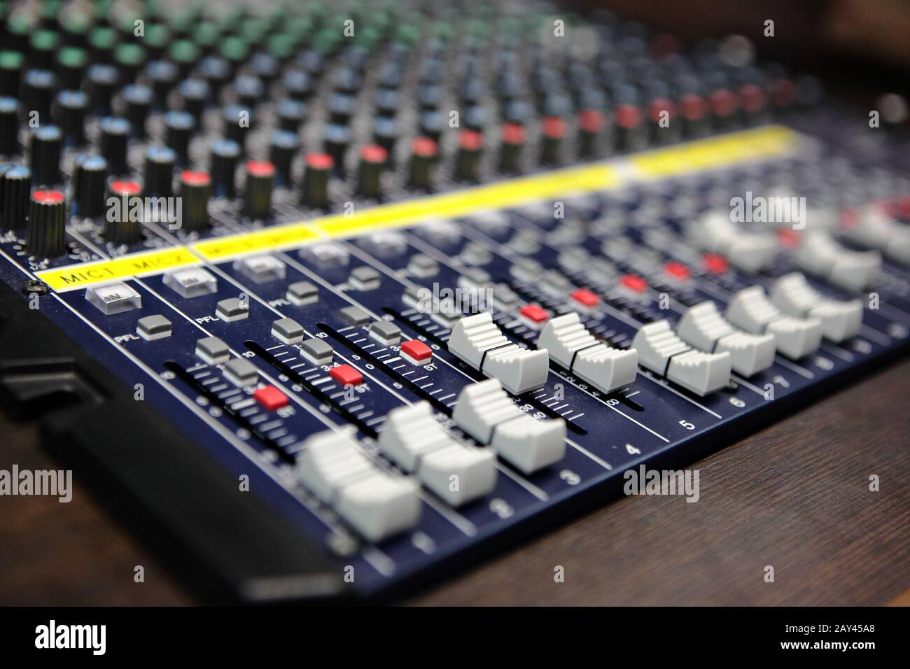 Sound mixer Stock Photo - Alamy