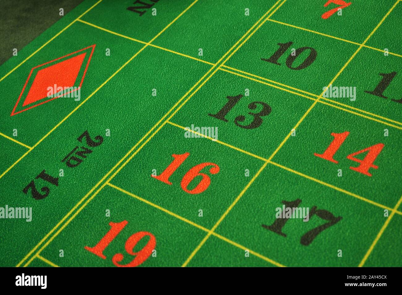roulette layout Stock Photo