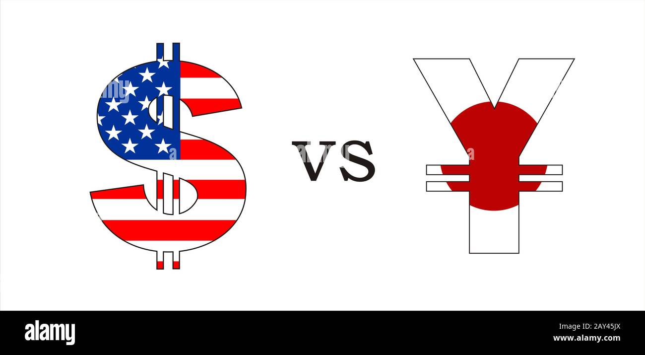 dollar-vs-yen-stock-photo-alamy