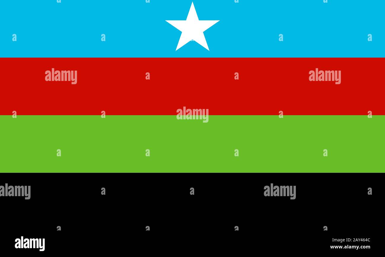 Somali Bantu flag Stock Photo