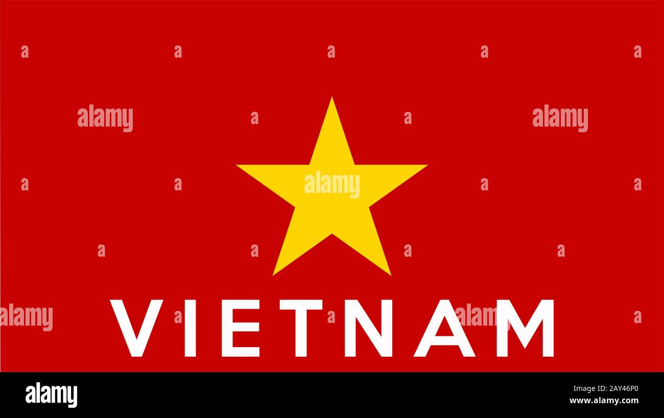 flag of Vietnam Stock Photo - Alamy
