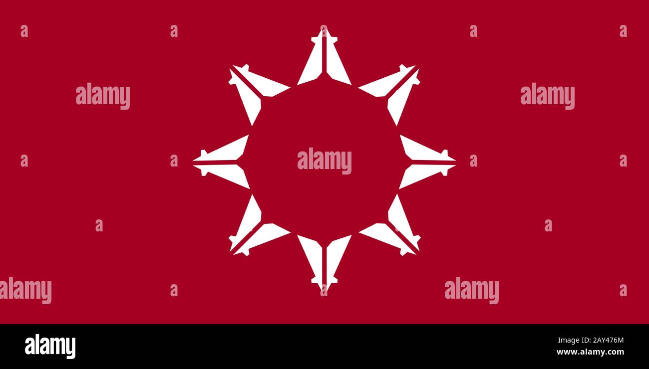 Pine Ridge Flag Stock Photo Alamy