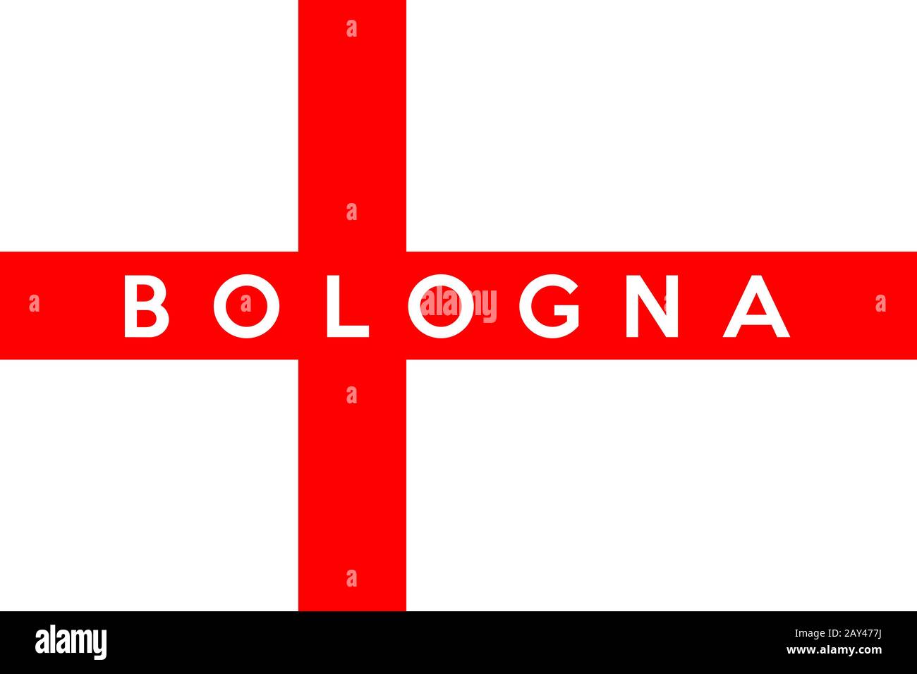 bologna city flag Stock Photo Alamy