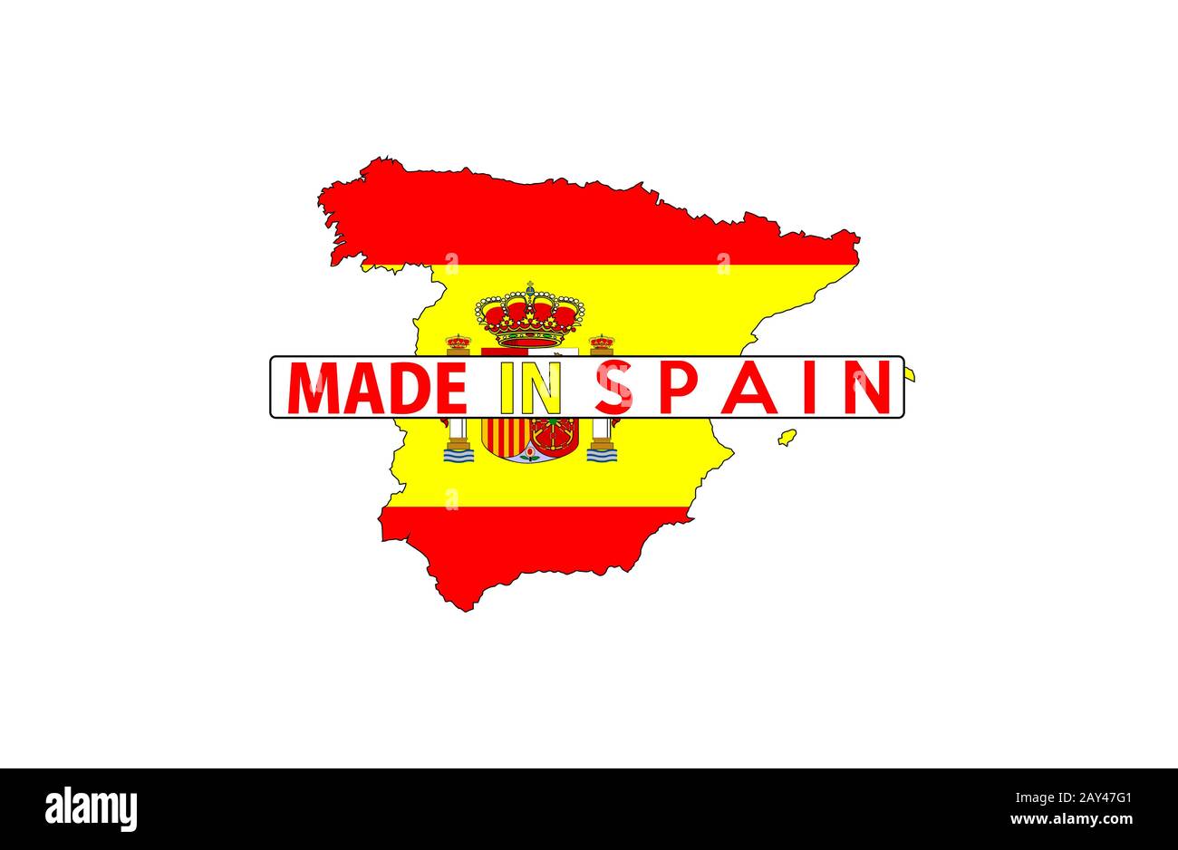 made in spain Stock Photo Alamy