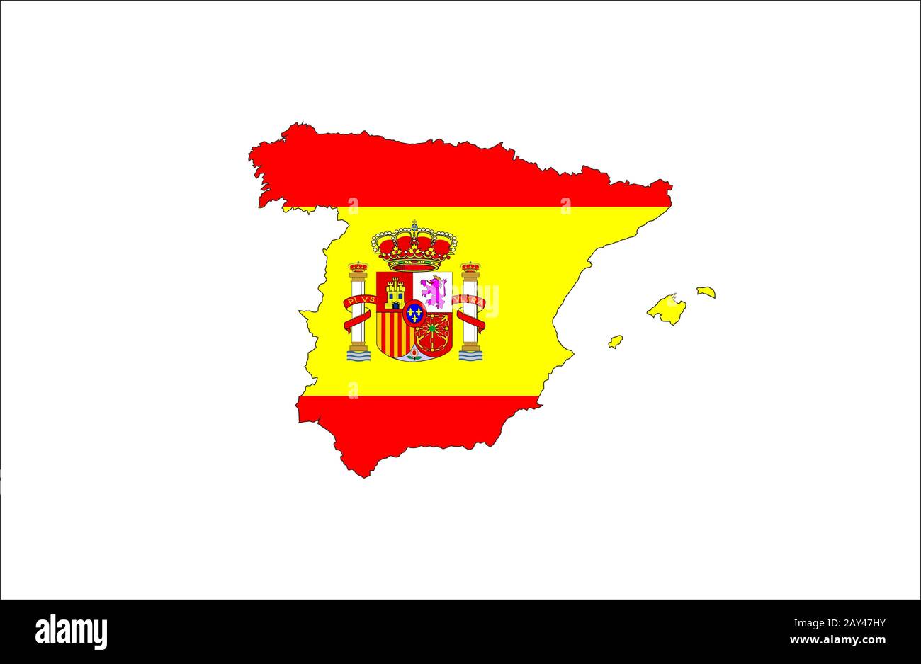 View Flag Spain Map Outline Pictures