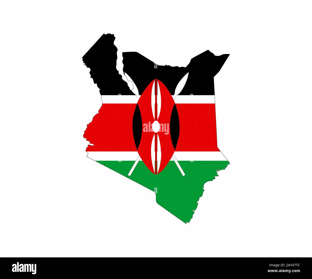 Kenya flag hires stock photography and images Alamy
