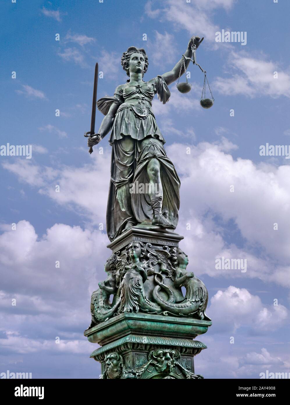 Lady Justice statue Stock Photo - Alamy