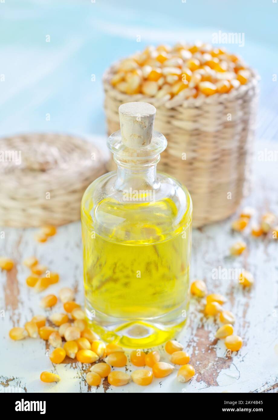 corn and oil Stock Photo Alamy