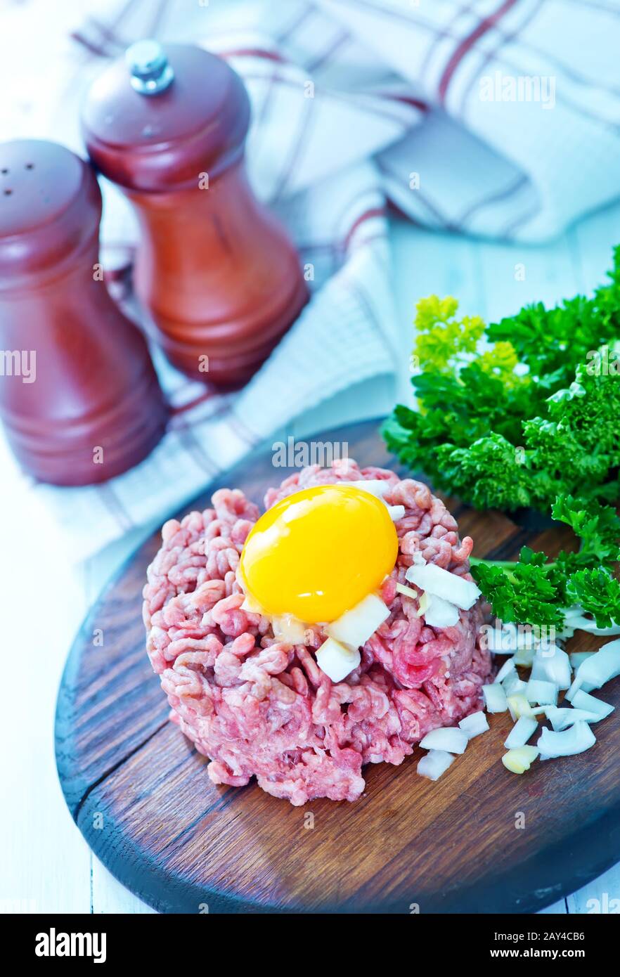minced meat Stock Photo