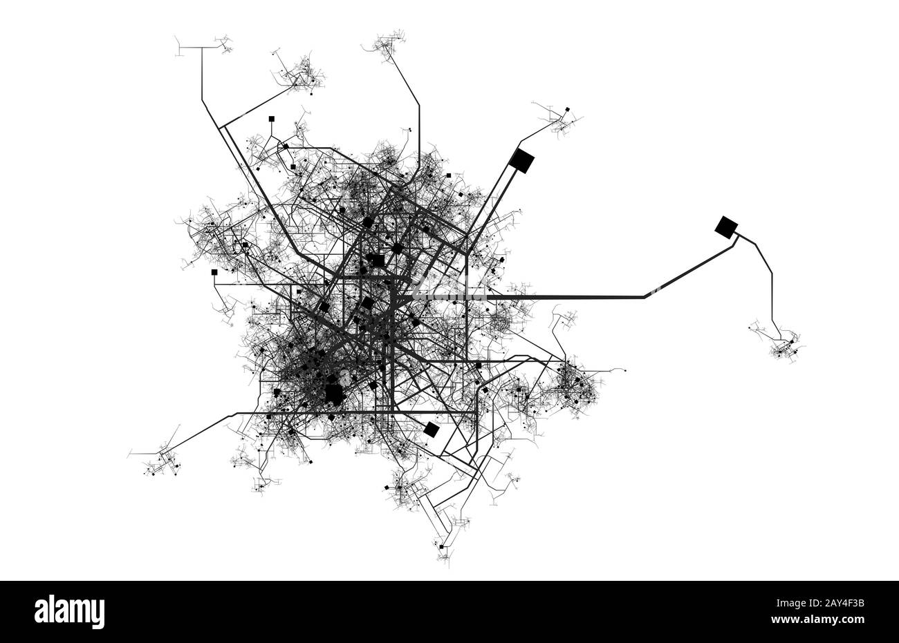 City Map Stock Photo