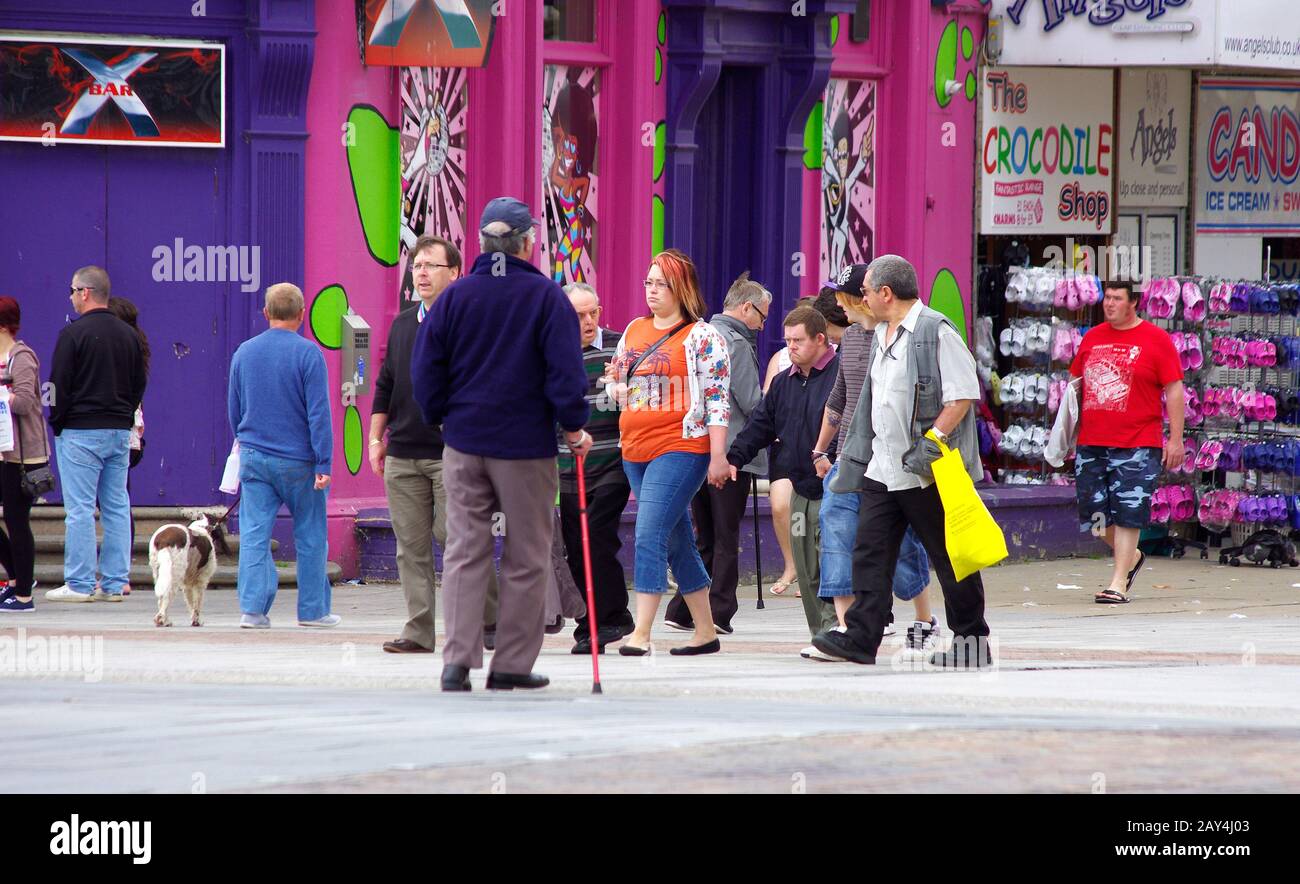 English people in public Stock Photo