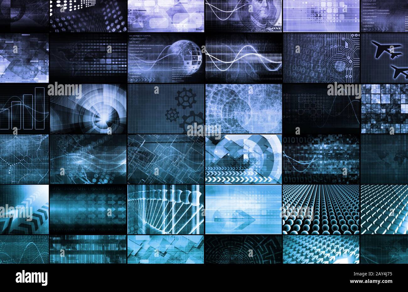Multimedia Marketing Stock Photo