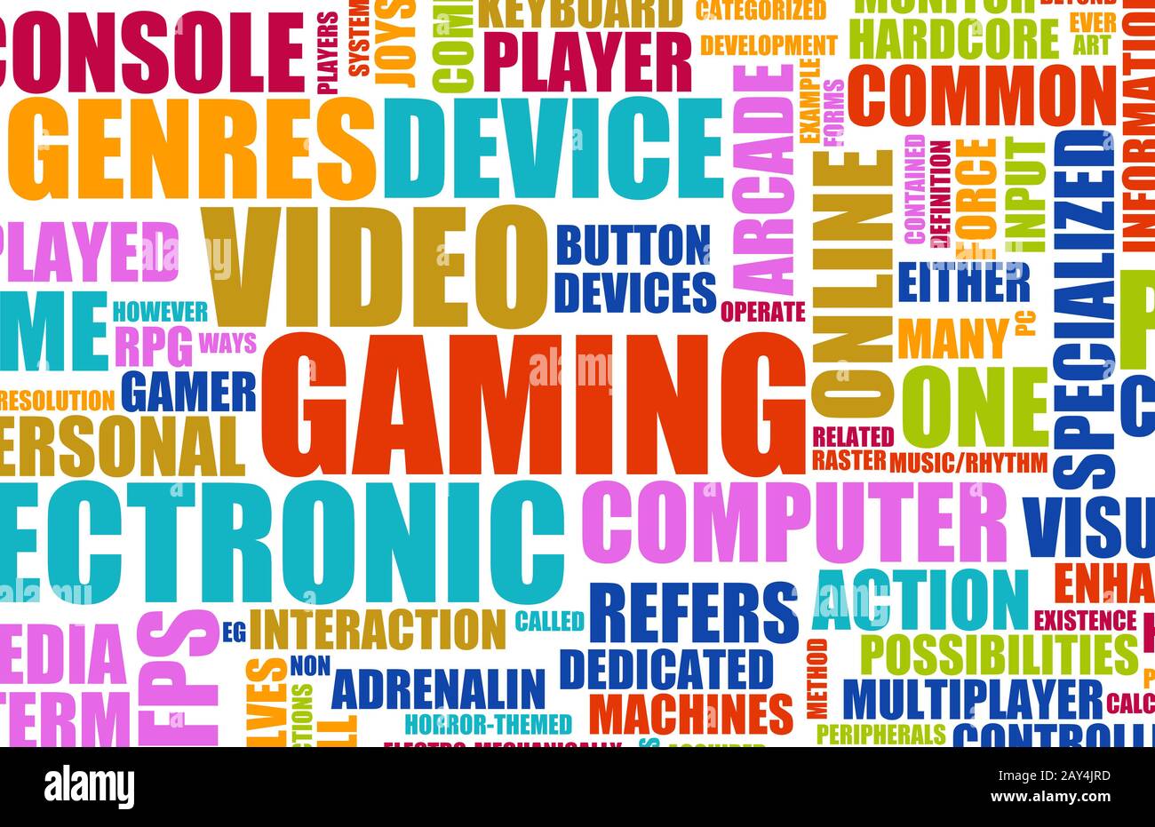 Video Games Stock Photo