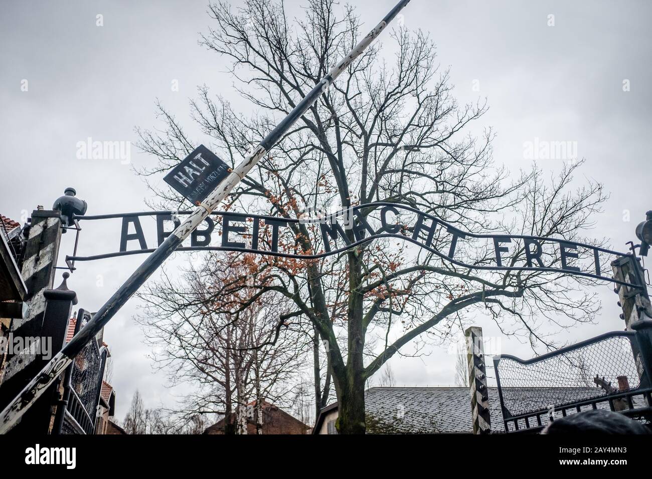 Auschwitz concentration Camp, Poland Stock Photo