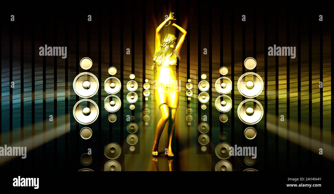 Abstract Music Dance Background Stock Photo Alamy