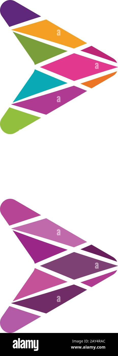 Arrow vector illustration icon Template design Stock Vector Image & Art ...