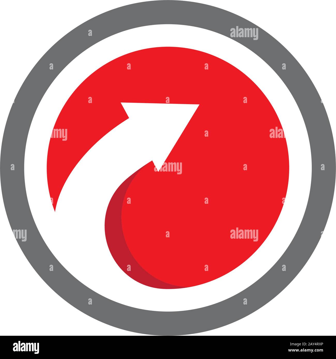 Arrow vector illustration icon Template design Stock Vector Image & Art ...