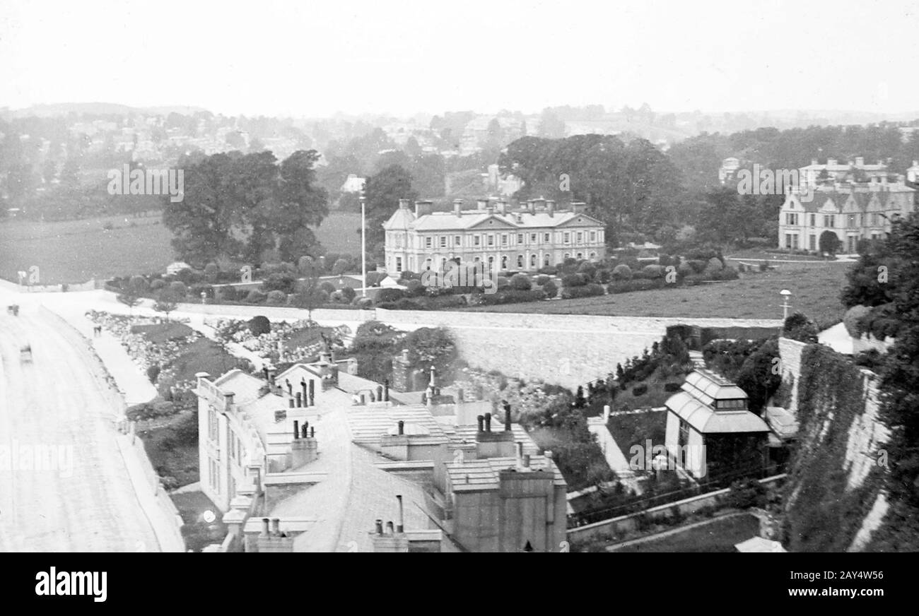 Belgrave Hotel, Torquay, Victorian period Stock Photo