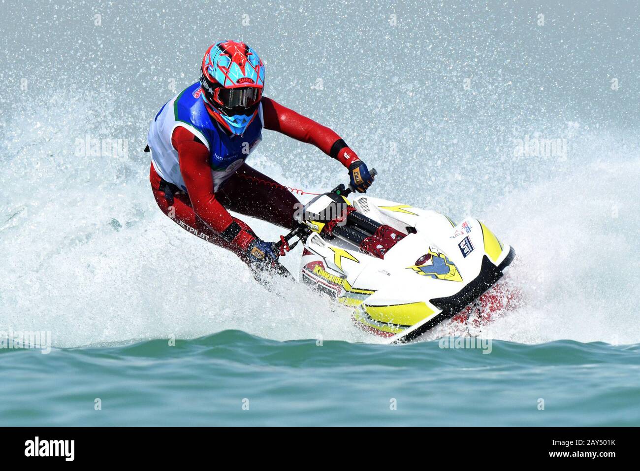 Kuwait City, Kuwait. 14th Feb, 2020. Jan Jensen of Denmark competes