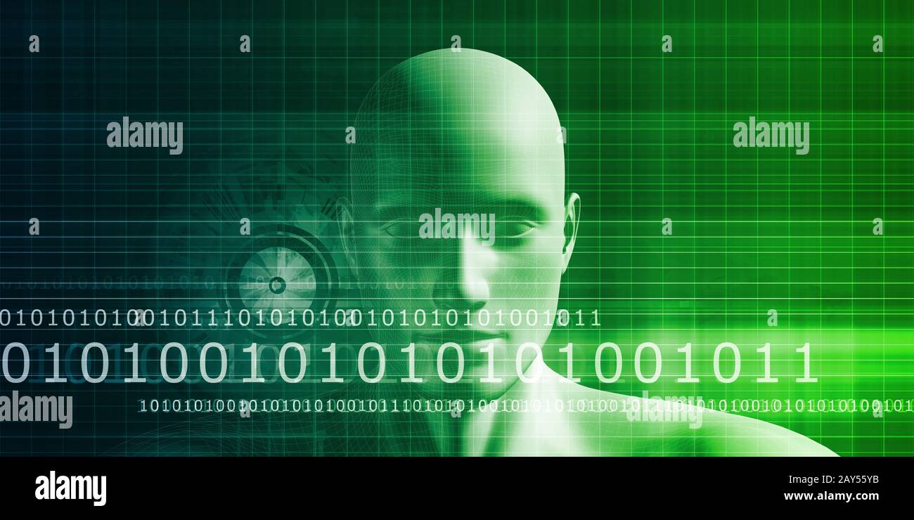 Mind Brain Code Stock Photo - Alamy