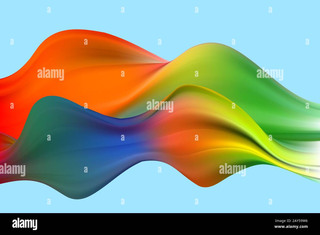 Abstract colorful vector background, color flow liquid wave for design ...
