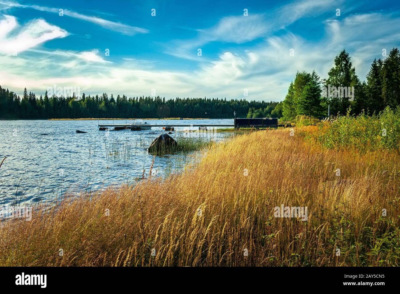 Hörnefors, Baltic sea, Sweden Stock Photo