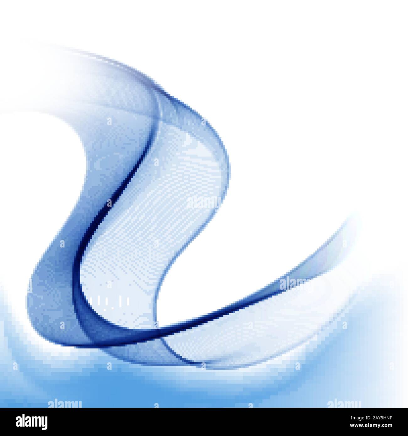 Abstract background curve line blue light and blend element with copy space vector illustration eps10 Stock Vector