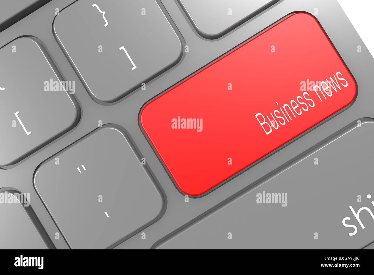 Business news word button on black computer keyboard Stock Photo - Alamy