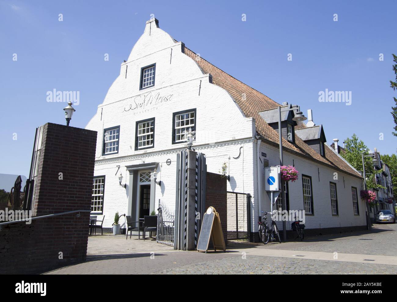 Restaurant Sur Meuse in Urban District Belrick, Venlo, Netherlands Stock Photo