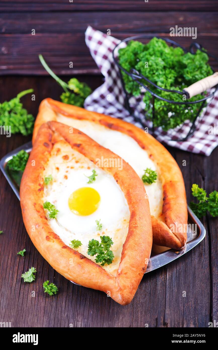 bread with egg Stock Photo - Alamy