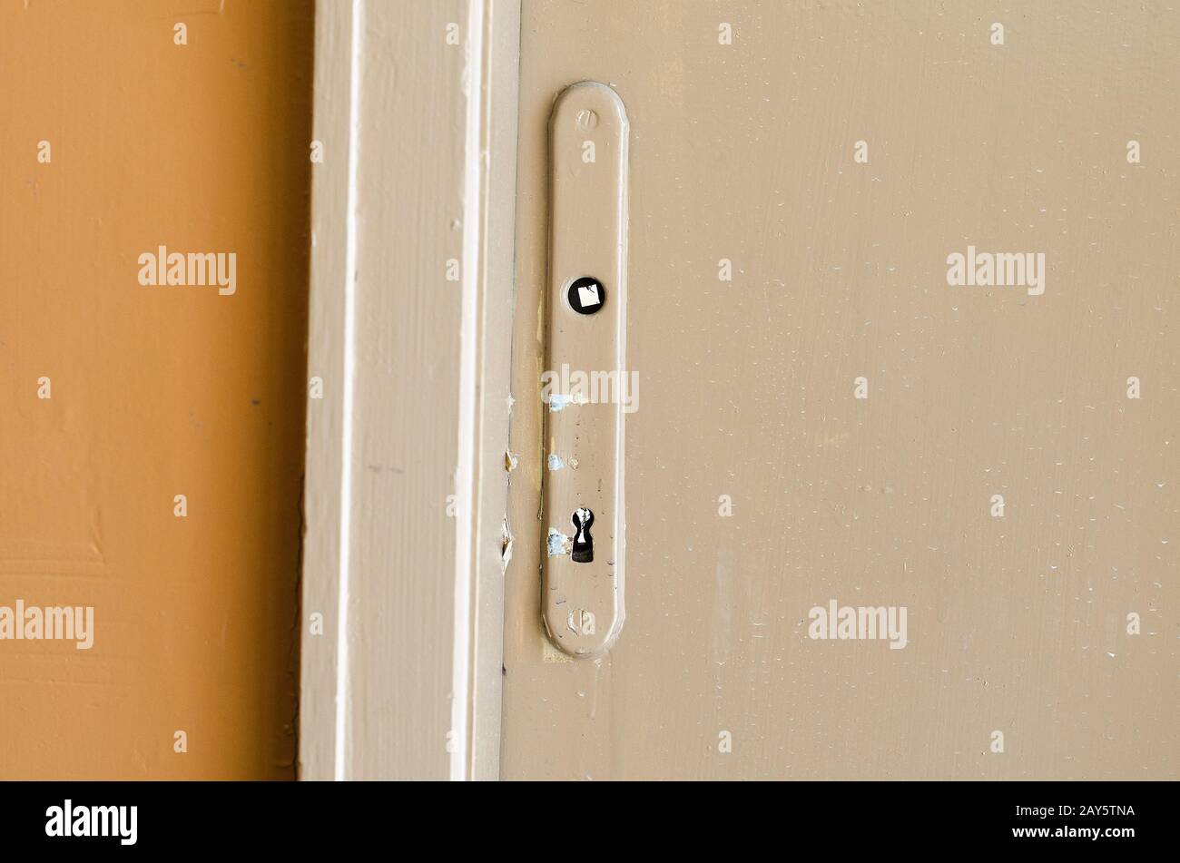 Broken door handle Stock Photo Alamy
