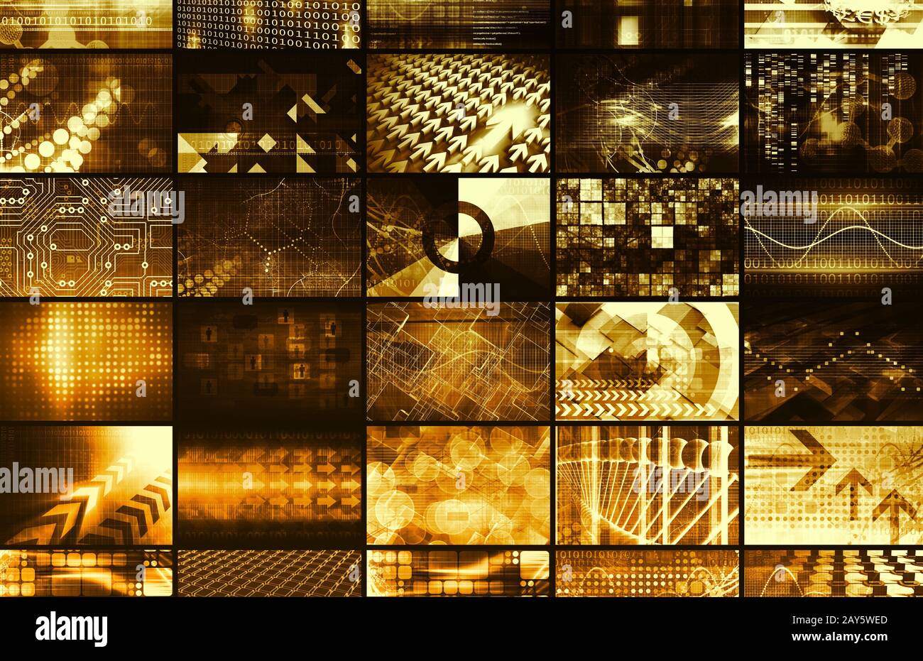 Digital Advertising Stock Photo