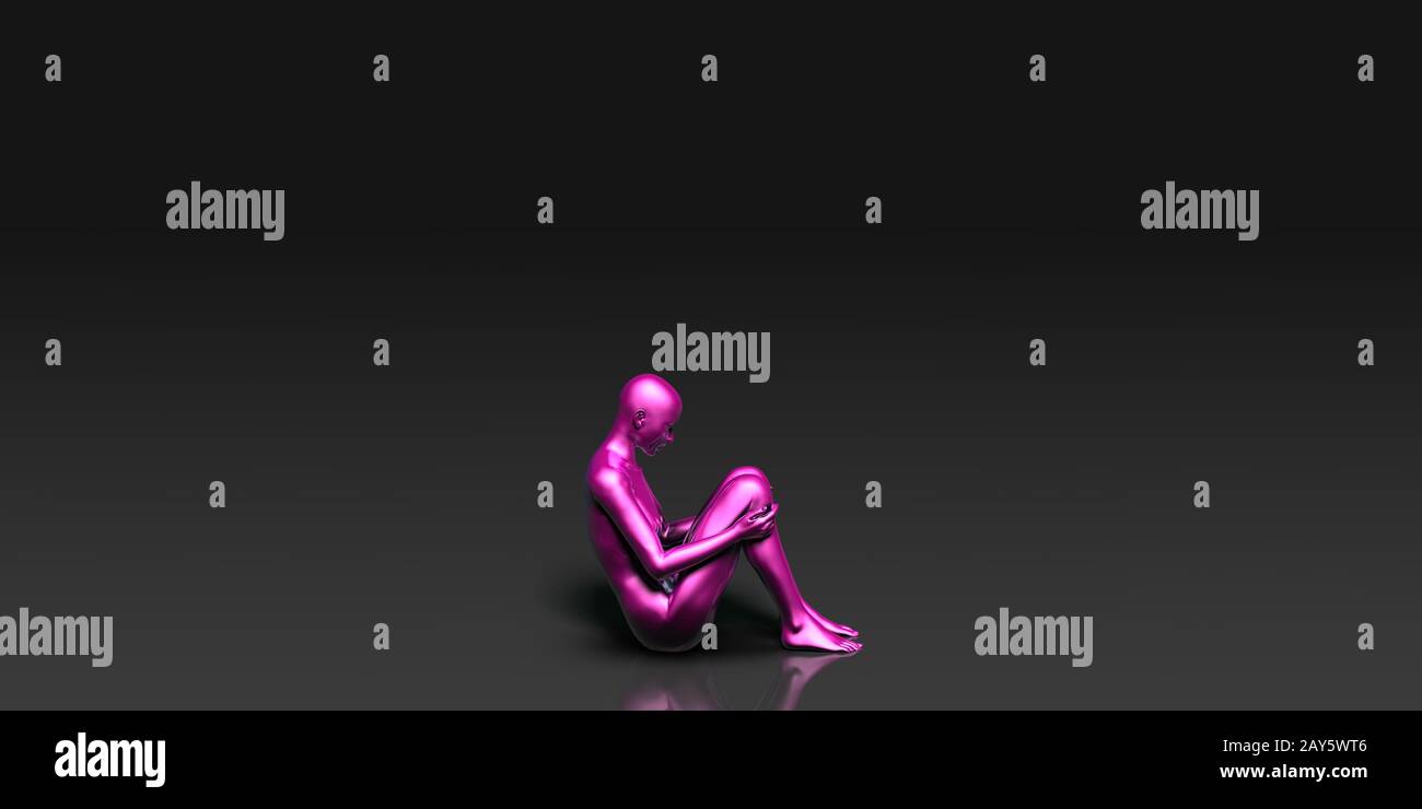 The Fetal Comfort Yoga Pose Stock Photo