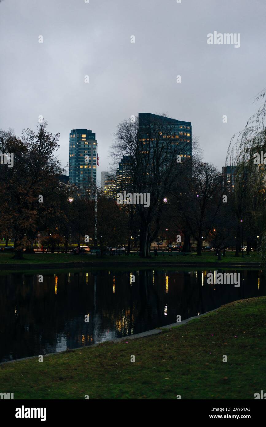 The Boston Common Park, it is the oldest city park in the United States ...