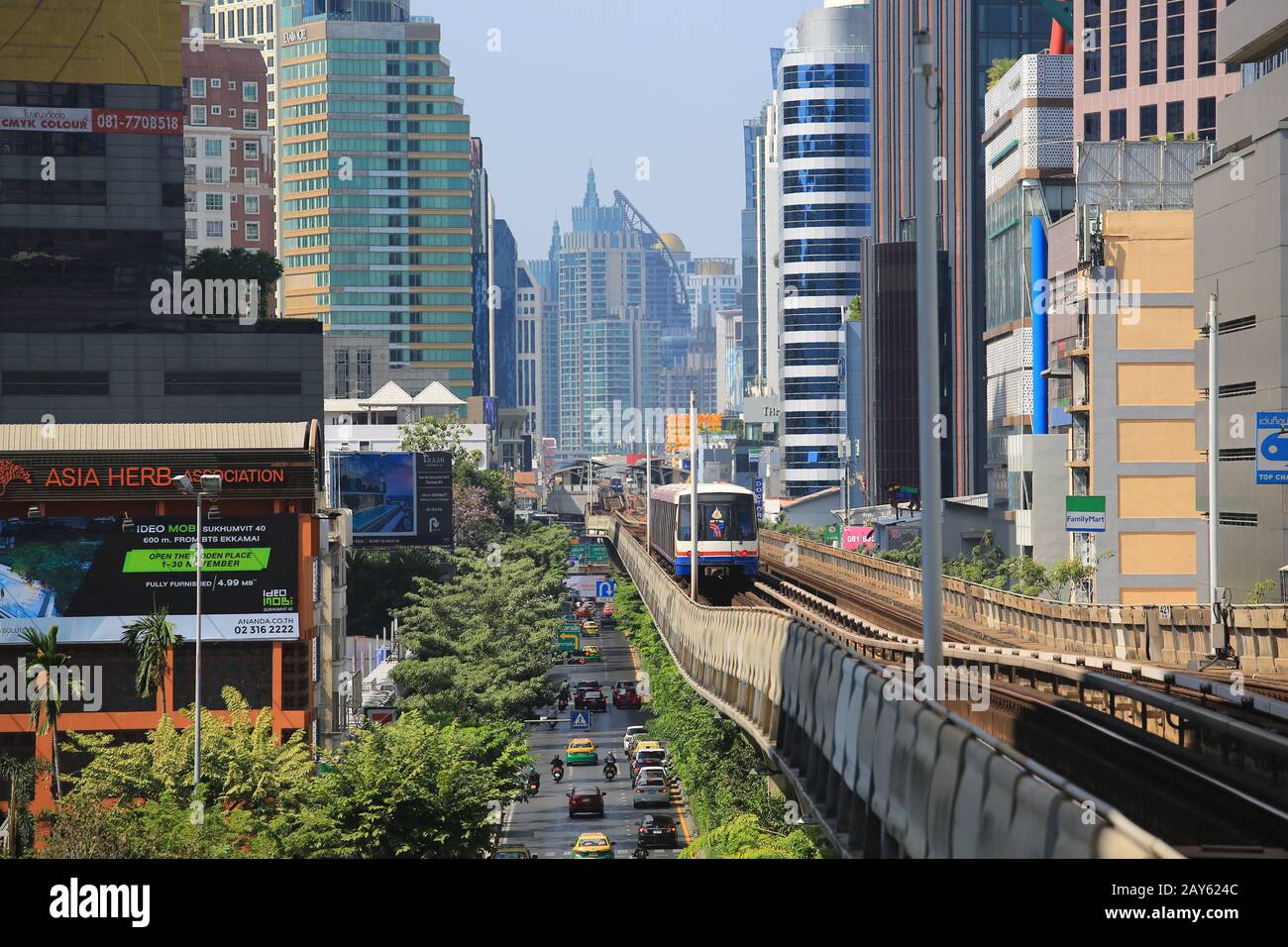 Bangkok Thailand 29 December 2019 Bts Skytrain Station In Bangkok Bangkok Thailand 29 December 2019 Bts Skytrain Station In Bangkok