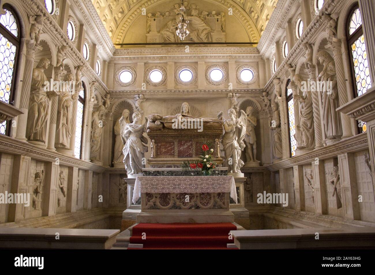 St. Lawrence Cathedrale, Chapel of Ivan, Trogir, Croatia Stock Photo