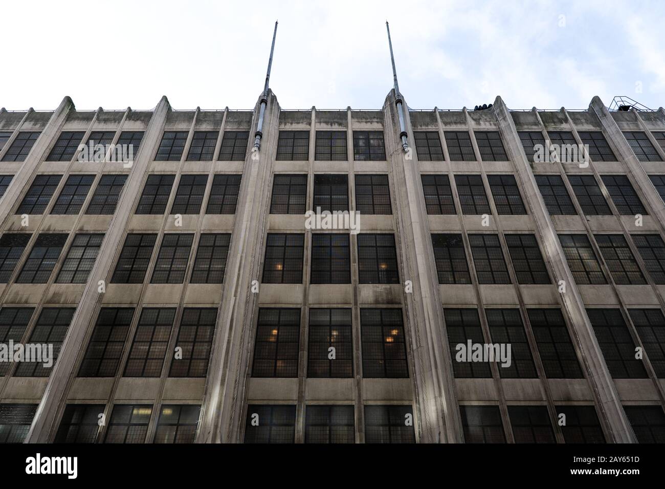 Netting on Building Stock Photo - Alamy