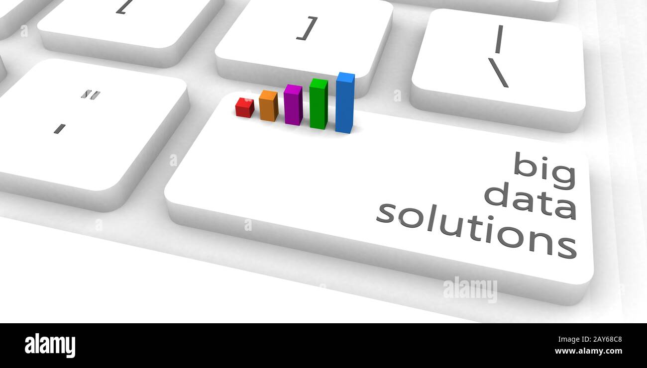 Big Data Solutions Stock Photo
