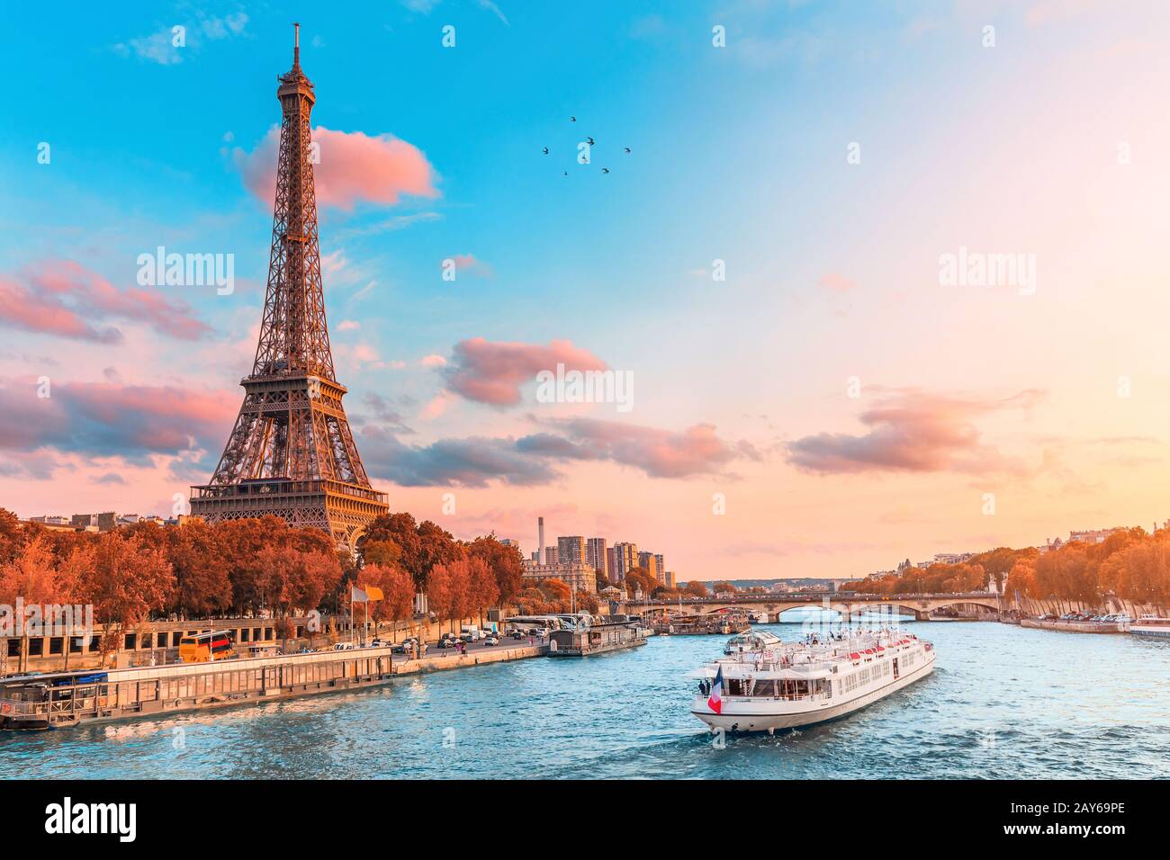 The main attraction of Paris and all of Europe is the Eiffel tower in