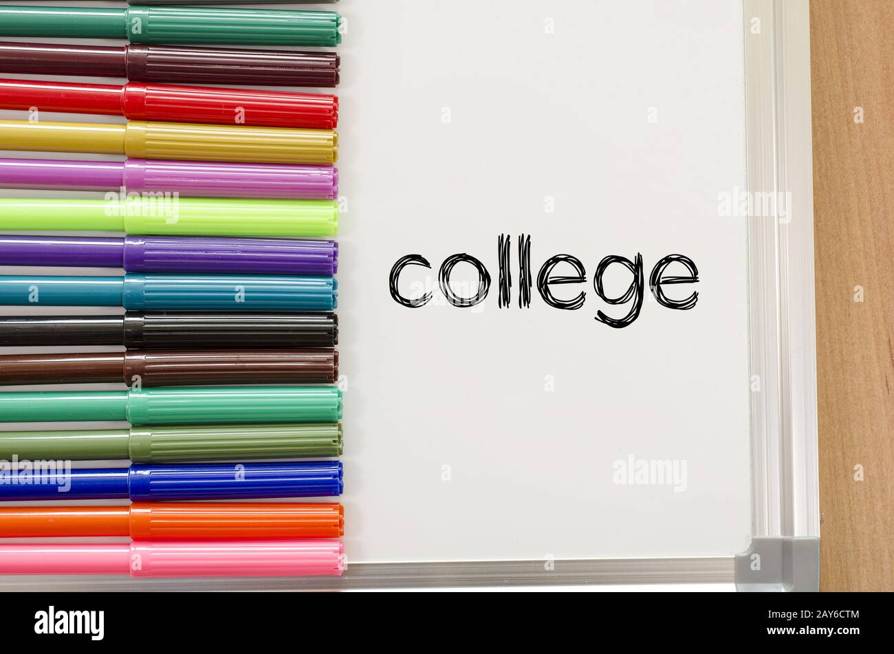 College text concept Stock Photo
